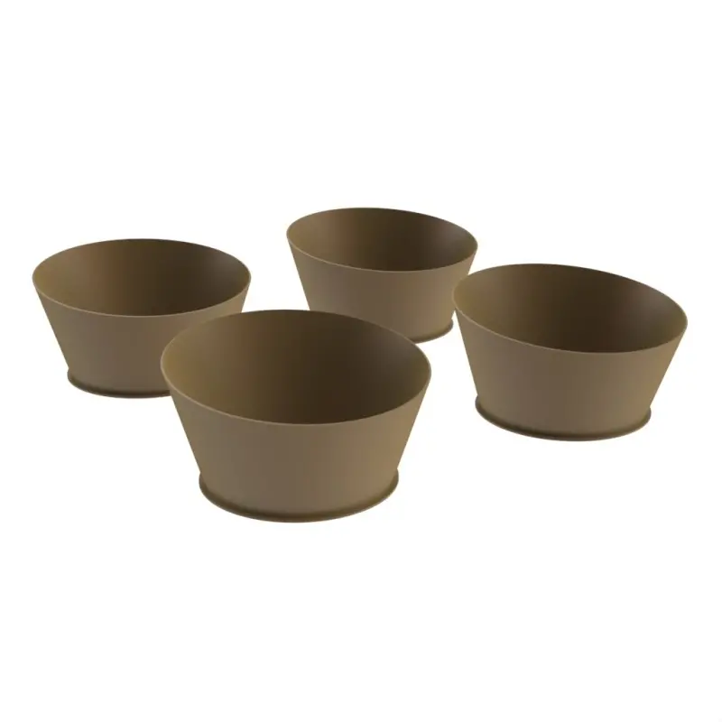 My Glass Studio Food Display Risers, Brown - Set of 2 - Dia: 64 cm, H: 9 cm My Glass Studio Food Display Risers, Brown - Set of 2 - Dia: 64 cm, H: 9 cm