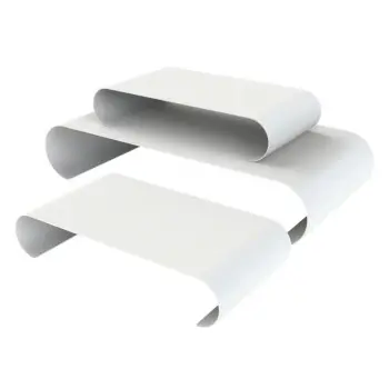 My Glass Studio Food Display Risers, White - Set of 2 - 75.0 x 59.0 x 25 cm