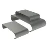 My Glass Studio Food Display Risers, Grey - Set of 2 - 75.0 x 59.0 x 25 cm