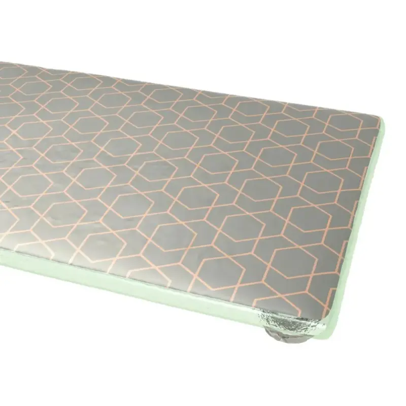 My Glass Studio Footed Board, Grey - Set of 3 - 35.5 x 13.0 x 2 cm - MyGlassStudio