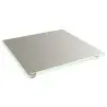 My Glass Studio Footed Board, Grey - Set of 6 - 22.0 x 22.0 x 2.0 cm