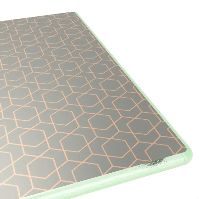 My Glass Studio Footed Board, Grey - Set of 6 - 22.0 x 22.0 x 2.0 cm My Glass Studio Footed Board, Grey - Set of 6 - 22.0 x 22.0 x 2.0 cm