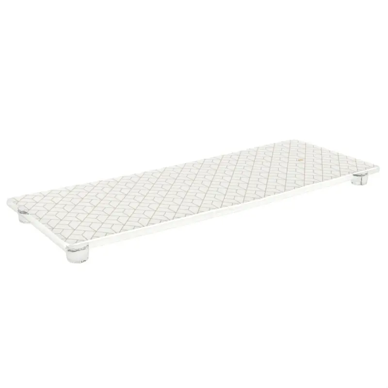 My Glass Studio Serving Platter, White - Set of 3 - 35.5 x 13.0 x 2 cm