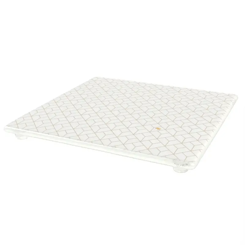 My Glass Studio Footed Board, White - Set of 8 - 27.2 x 27.2 x 2.2 cm