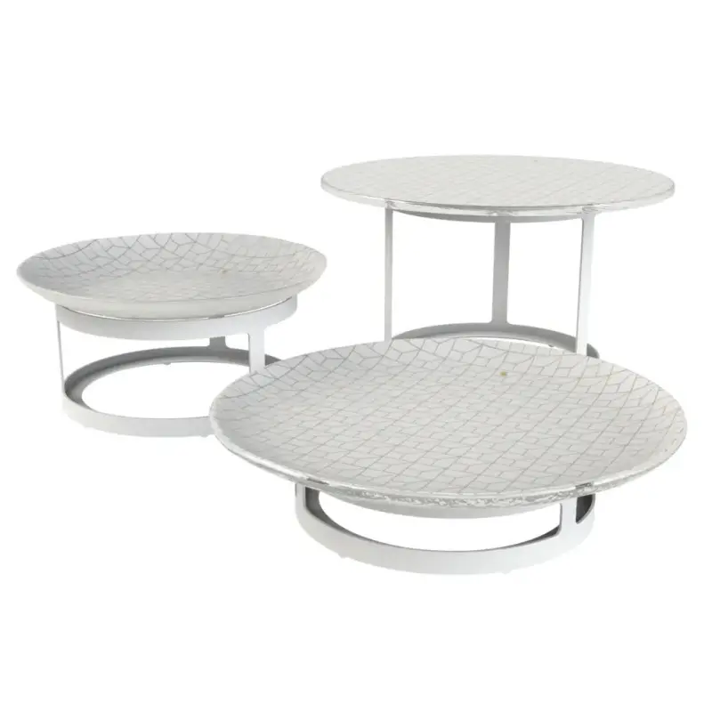 My Glass Studio Tiered Serving Platter, White - 63.0 x 60.0 x 19 cm My Glass Studio Tiered Serving Platter, White - 63.0 x 60.0 x 19 cm
