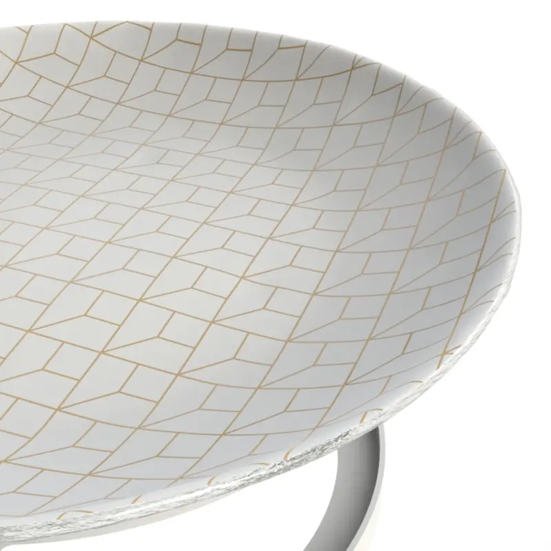 My Glass Studio Tiered Serving Platter, White - 63.0 x 60.0 x 19 cm My Glass Studio Tiered Serving Platter, White - 63.0 x 60.0 x 19 cm