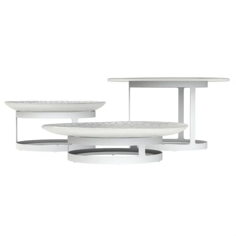 My Glass Studio Tiered Serving Platter, White - 63.0 x 60.0 x 19 cm My Glass Studio Tiered Serving Platter, White - 63.0 x 60.0 x 19 cm
