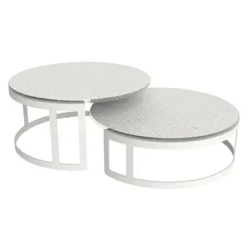 My Glass Studio Food Display Risers, White - 54.0 x 33.0 x 15 cm