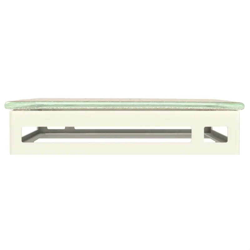 My Glass Studio Tiered Serving Platter, Natural - 27.0 x 27.0 x 6 cm