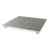 My Glass Studio Footed Board, Grey - Set of 6 - 22.0 x 22.0 x 2.0 cm - MyGlassStudio