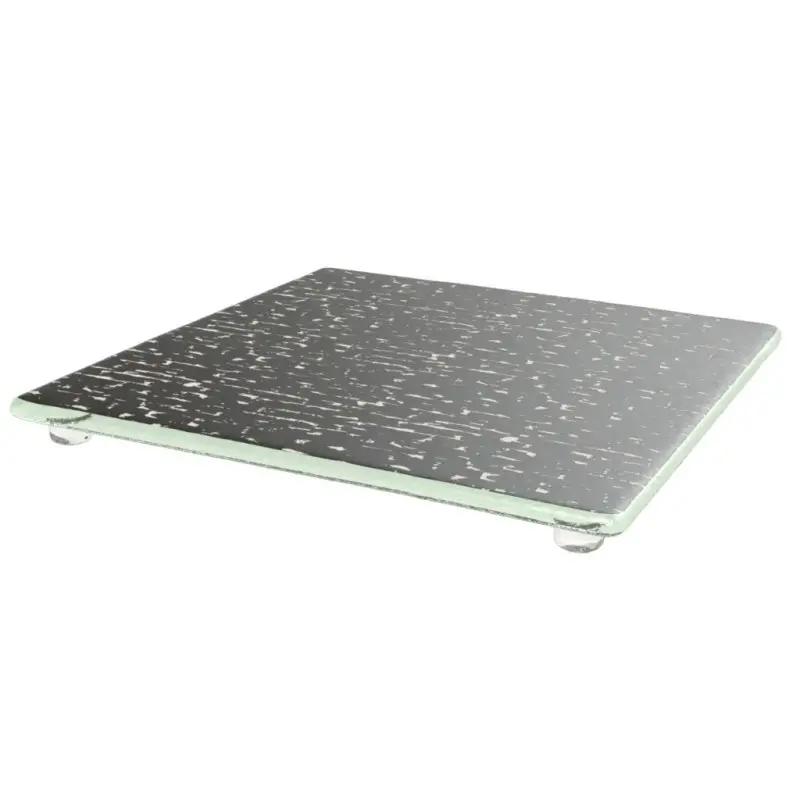 My Glass Studio Serving Platter, Grey - Set of 8 - 27.2 x 27.2 x 2.2 cm My Glass Studio Serving Platter, Grey - Set of 8 - 27.2 x 27.2 x 2.2 cm
