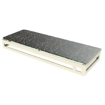 My Glass Studio Tiered Serving Platter, Grey - 50.0 x 18.0 x 6 cm