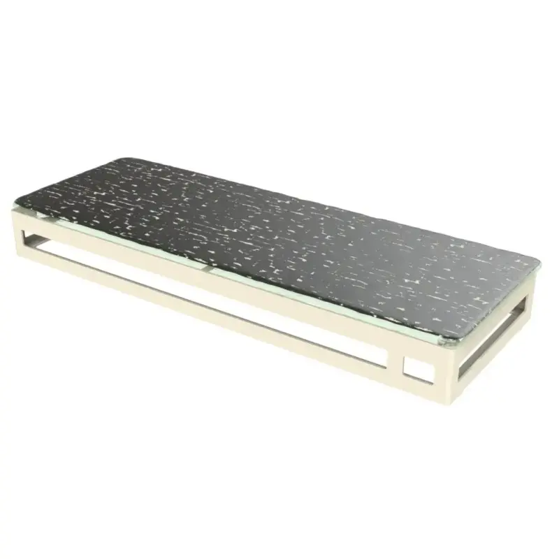 My Glass Studio Tiered Serving Platter, Grey - 50.0 x 18.0 x 6 cm - MyGlassStudio