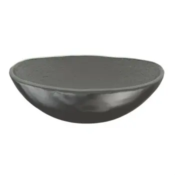 My Glass Studio Serving Bowl, Grey - Set of 6 - Dia: 25 cm, H: 8 cm