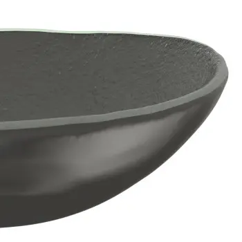 My Glass Studio Serving Bowl, Grey - Set of 6 - Dia: 25 cm, H: 8 cm