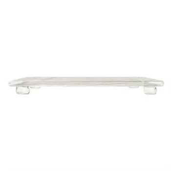 My Glass Studio Footed Board, Cream - Set of 6 - 22.0 x 22.0 x 2.0 cm