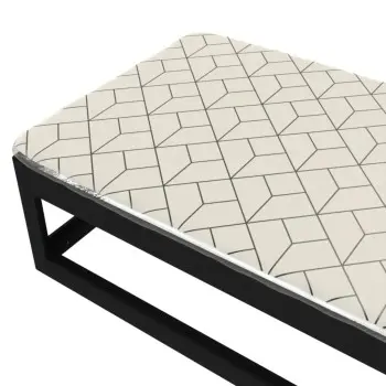 My Glass Studio Serving Platter, Cream - 50.0 x 18.0 x 9 cm