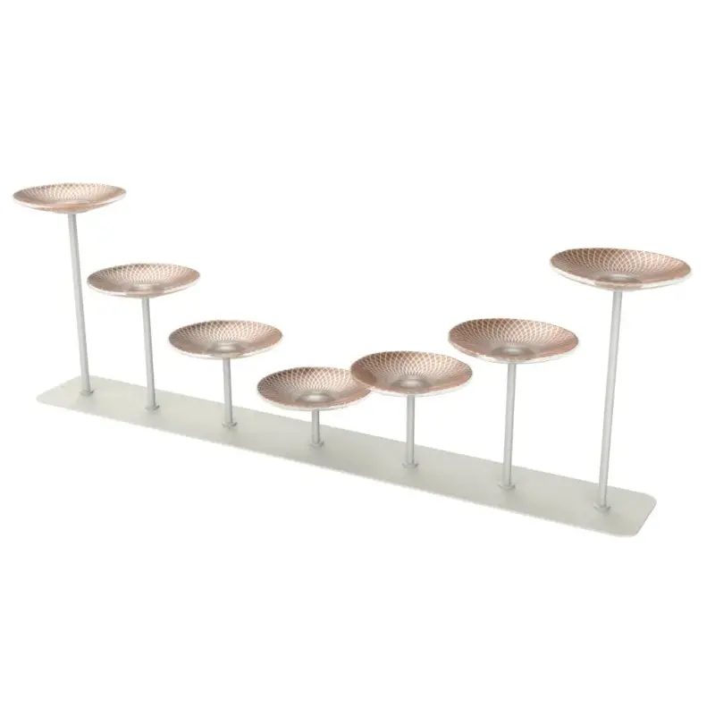 My Glass Studio Food Display Stand, Copper - Set of 2 - 91.3 x 12.0 x 28.6 cm My Glass Studio Food Display Stand, Copper - Set of 2 - 91.3 x 12.0 x 28.6 cm