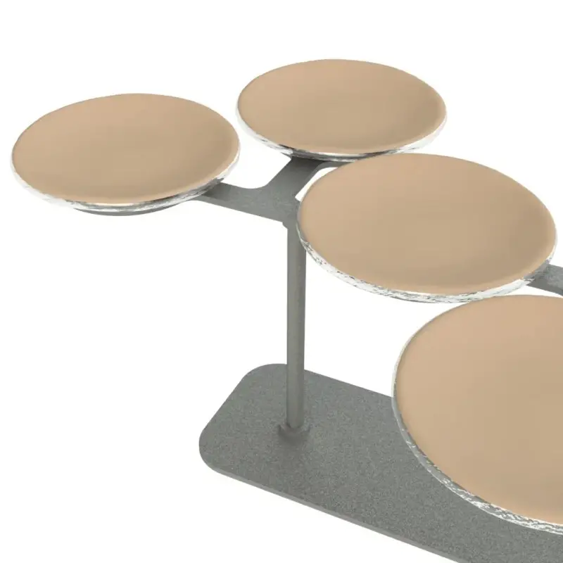 My Glass Studio Food Display Stand, Beige - Set of 2 - 101.5 x 22.5 x 12.6 cm My Glass Studio Food Display Stand, Beige - Set of 2 - 101.5 x 22.5 x 12.6 cm