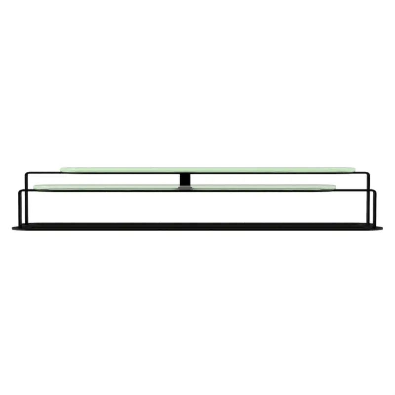 My Glass Studio Tiered Platter, Silver - Set of 2 - 51.3 x 11.6 x 7 cm My Glass Studio Tiered Platter, Silver - Set of 2 - 51.3 x 11.6 x 7 cm