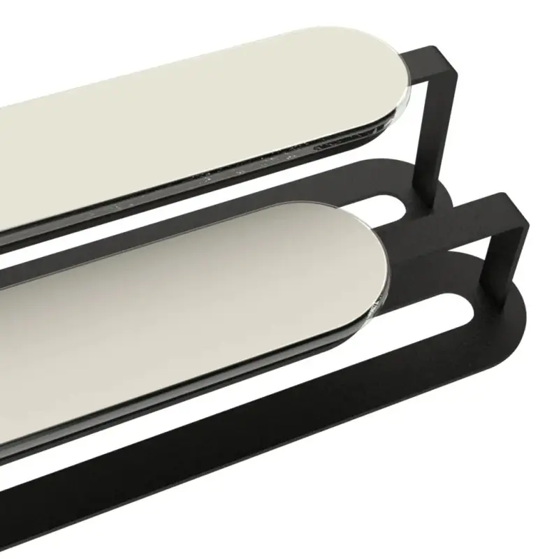 My Glass Studio Tiered Platter, Cream - Set of 2 - 51.3 x 11.6 x 7 cm My Glass Studio Tiered Platter, Cream - Set of 2 - 51.3 x 11.6 x 7 cm