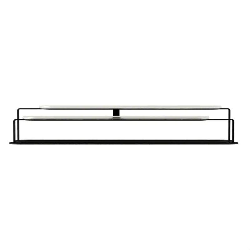 My Glass Studio Tiered Platter, Cream - Set of 2 - 51.3 x 11.6 x 7 cm My Glass Studio Tiered Platter, Cream - Set of 2 - 51.3 x 11.6 x 7 cm