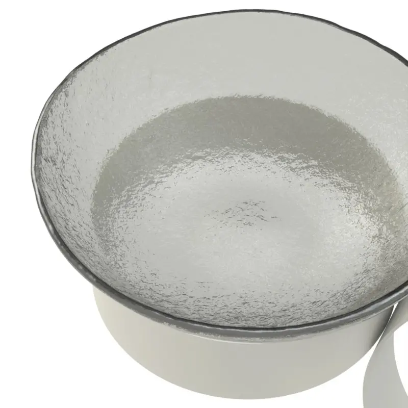 My Glass Studio Serving Bowl With Stand, Grey - 70.0 x 34.5 x 49.0 cm My Glass Studio Serving Bowl With Stand, Grey - 70.0 x 34.5 x 49.0 cm