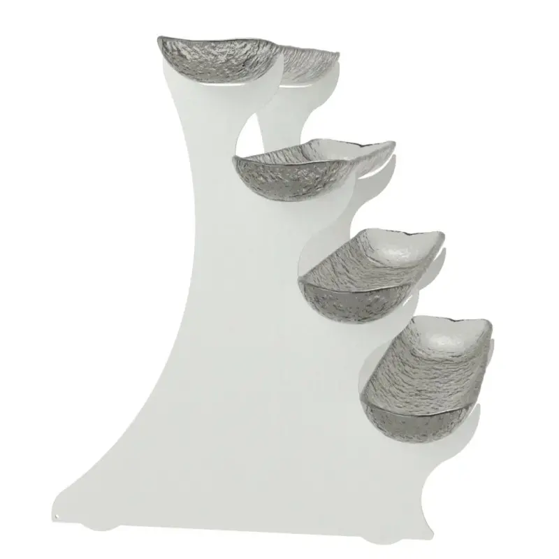 My Glass Studio Serving Bowl With Stand, Grey - Set of 2 - 61.0 x 45.0 x 49.0 cm My Glass Studio Serving Bowl With Stand, Grey - Set of 2 - 61.0 x 45.0 x 49.0 cm