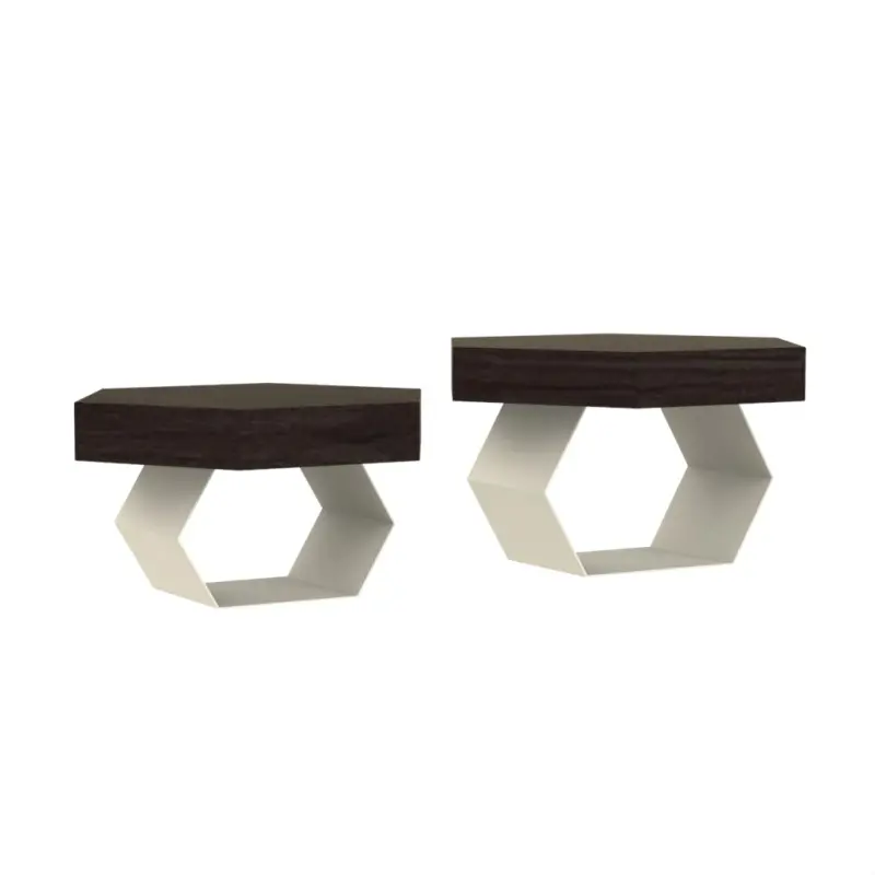 My Glass Studio Food Display Risers, Grey - Set of 2 - 55.0 x 26.0 x 17 cm