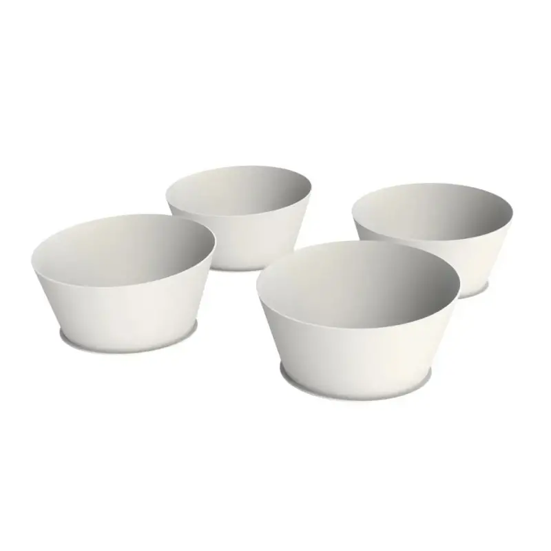 My Glass Studio Food Display Risers, White - Set of 2 - Dia: 64 cm, H: 9 cm My Glass Studio Food Display Risers, White - Set of 2 - Dia: 64 cm, H: 9 cm