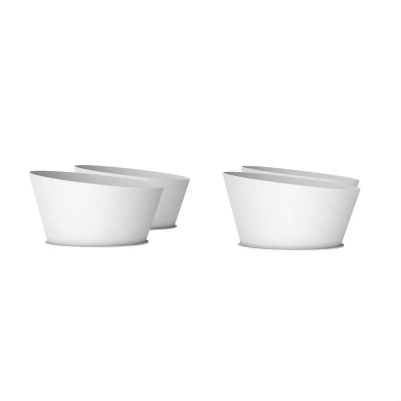 My Glass Studio Food Display Risers, White - Set of 2 - Dia: 64 cm, H: 9 cm My Glass Studio Food Display Risers, White - Set of 2 - Dia: 64 cm, H: 9 cm