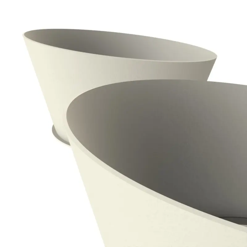 My Glass Studio Food Display Risers, Cream - Set of 2 - Dia: 64 cm, H: 9 cm My Glass Studio Food Display Risers, Cream - Set of 2 - Dia: 64 cm, H: 9 cm