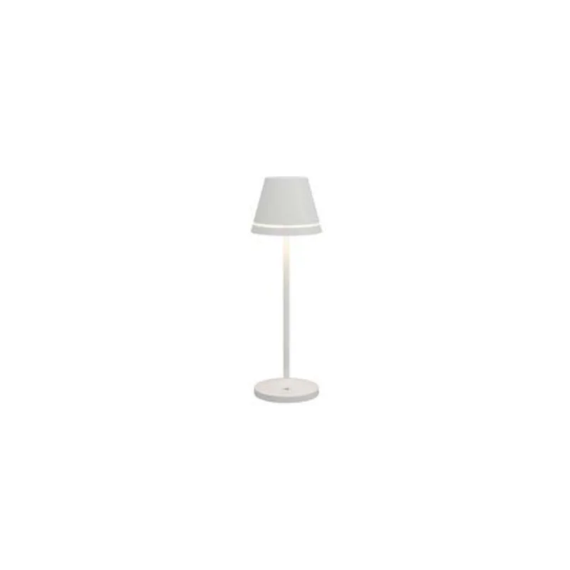 Venezia Collection White Cordless Lamp - 2.5 in Dia x 10 in H - 1.9 watt Venezia Collection White Cordless Lamp - 2.5 in Dia x 10 in H - 1.9 watt