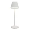 Venezia Collection White Cordless Lamp - 2.5 in Dia x 10 in H - 1.9 watt