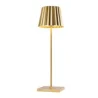 Troll 2.0 Collection Metallic Gold Cordless Lamp - 2.4 in Dia x 8.3 in H