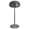 Pebble Collection Brushe Graphite Cordless Lamp - 3.5 in Dia x 9 in H - 1.9 watt