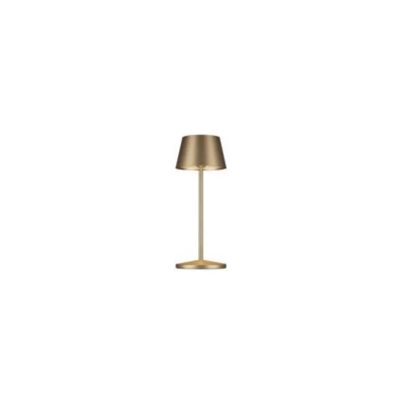 Seoul Collection Micro Metallic Rc Brushe Gold Cordless Lamp - 3 in Dia x 7.8 in H - 2.3 watt Seoul Collection Micro Metallic Rc Brushe Gold Cordless Lamp - 3 in Dia x 7.8 in H - 2.3 watt