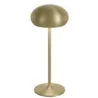 Pebble Collection Brushe Gold Cordless Lamp - 3.5 in Dia x 9 in H - 1.9 watt
