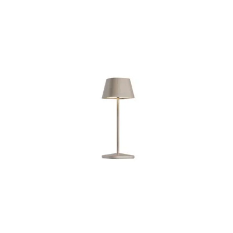 Neapel Collection Micro Rc Sand Cordless Lamp - 3 in Dia x 7.8 in H - 2.3 watt