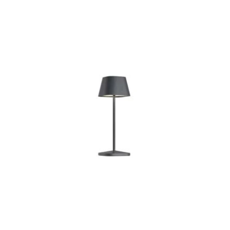 Neapel Collection Micro Rc Anthracite Cordless Lamp - 3 in Dia x 7.8 in H - 2.3 watt Neapel Collection Micro Rc Anthracite Cordless Lamp - 3 in Dia x 7.8 in H - 2.3 watt