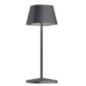Neapel Collection Micro Rc Anthracite Cordless Lamp - 3 in Dia x 7.8 in H - 2.3 watt