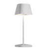 Neapel Collection Micro Rc White Cordless Lamp - 3 in Dia x 7.8 in H - 2.3 watt