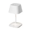 Neapel 2.0 Collection Rc Ceramic White Cordless Lamp - 4 in L x 4 in W x 7.8 in H - 2.2 watt