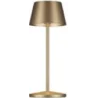 Neapel 2.0 Collection Rc Brushed Gold Cordless Lamp - 4 in L x 4 in W x 7.8 in H - 2.2 watt