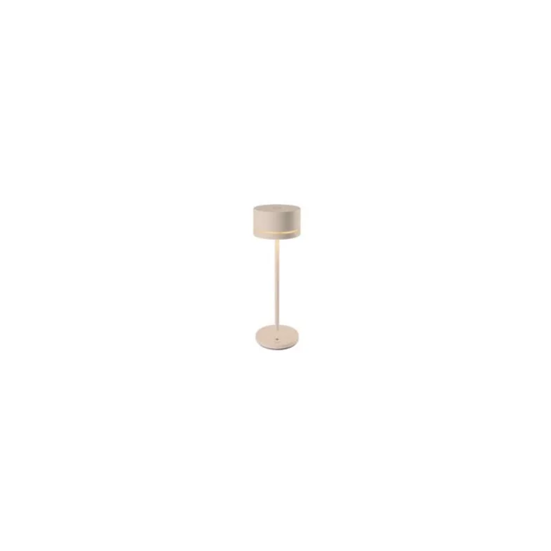 Monza Collection Cream Cordless Lamp - 2.7 in Dia x 9.25 in H Monza Collection Cream Cordless Lamp - 2.7 in Dia x 9.25 in H
