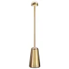 Minimax Collection Metallic Gold Cordless Lamp - 2 in Dia x 11.8 in H - 1.8 watt