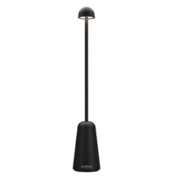 Minimax Collection Black Cordless Lamp - 2 in Dia x 11.8 in H - 1.8 watt