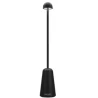 Minimax Collection Metallic Chrome Cordless Lamp - 2 in Dia x 11.8 in H - 1.8 watt