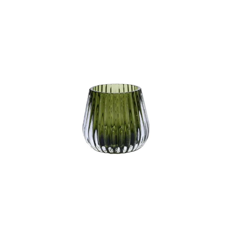 Vincenza Collection Votive Green - 3.3 in Dia x 3 in H - Set of 24