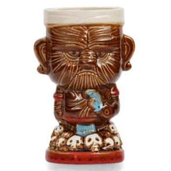 Tiki Collection Grumpy Tumbler - 5.9 in Dia x 4.2 in H
